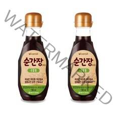 [아이배냇] 베베 이유식 순간장 2종 190ml x 2개 사은 행사, 1세트, S172순간장소스(국물용)1개+(비빔용)1개