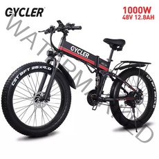 CYCLER MX01 전기자전거 26인치 팻바이크 로드자전거 MTB자전거, 레드