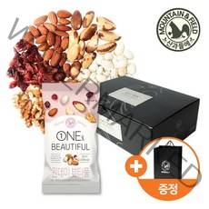 [산과들에] 원데이뷰티풀50박스+(대)쇼핑백/하루 한줌 견과 견과류, 원데이뷰티풀50박스+(대)쇼핑백, 상세 설명 참조