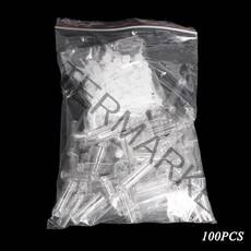 100pcs/로트 미니 화장 향수 에센셜 오일 샘플 유리 병 용기, Green