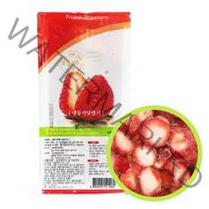 청솔 냉동 국산 딸기 슬라이스 1kg, 1개