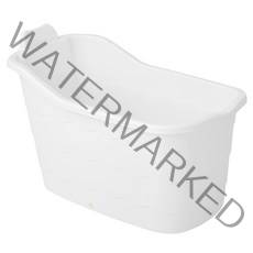 코멧 홈 스파 테라피 이동식 반신욕조 베이직(목받침 포함), 화이트, 1개