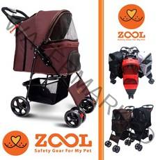 ZOOL 유모차 정품 [당일출고! 사은품 레인커버 선착순증정 ] 30% 초특가세일 [ZOOL DELUXE] 강아지 유모차 고양이 유모차 애견유모차 개모차 반려동물유모차 캐리어, ZOOL DELUXE 펫스트롤러