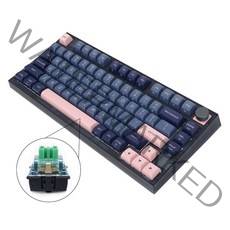 GK75 기계식 키보드 USB 유선 RGB 게이트 론 광학 스위치 핫 스왑 가능, GN, 한개옵션1, 한개옵션2
