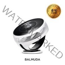 [공식]발뮤다 그린팬 써큐 써큘레이터 저소음 리모컨 탁상용 에어 서큘레이터, EGF-3300-WK