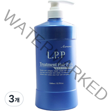 오로라 LPP 트리트먼트 헤어팩, 1000ml, 3개