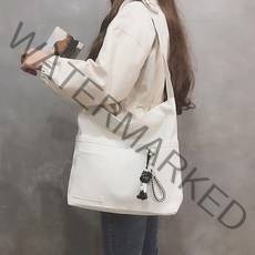 로지 심플 캔버스 크로스백