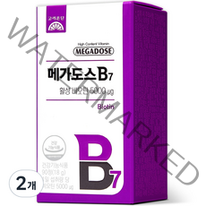 고려은단 메가도스B7 활성 비오틴 18g, 90정, 2개
