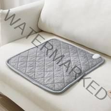 한일전기장판 탄소카본매트 1인 전기방석 진그레이 (45*45)