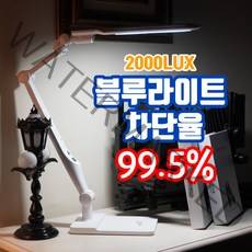 고윗 퍼펙트앵글 LED 스탠드 조명 블루라이트차단 시력보호, 퍼펙트 화이트
