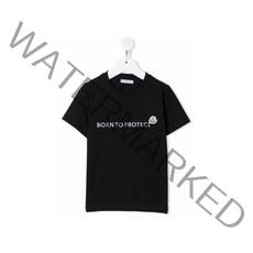 [몽클레어] 22SS 키즈 여성 로고 티셔츠 블랙 8C000 36 899M5 999