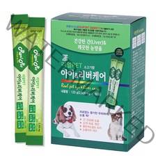 리얼펫 아이리버케어 강아지 고양이 영양제 120g, 소고기향, 1개, 눈건강