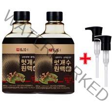 담터 헛개수 원액 골드 850g X 2개 + 펌프 2개 / 헛개차