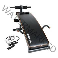 프로스펙스 싯업벤치 프리미엄 복근운동, 오렌지 + 블랙