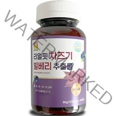 리얼핏 차즈기 빌베리 추출물 180p, 1개, 180정, 90g