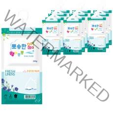 뽀송한데이 향기뿜뿜 옷걸이형 제습제 프레쉬 린넨향, 200g, 12개