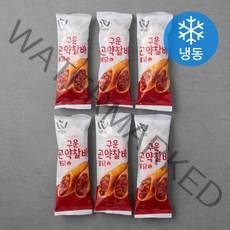 아임웰 구운 곤약찰바 불닭 (냉동), 100g, 6팩