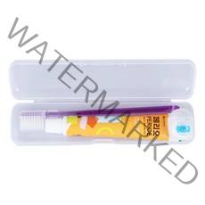 오랄라 여행용 칫솔 + 치실 + 치약 + 케이스 세트, 1세트