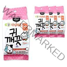 에티펫 반려동물용 귀 깨끗 세정 물티슈 30p, 150g, 4팩