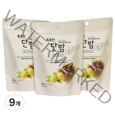 자연루 촉촉한 단밤, 80g, 9개