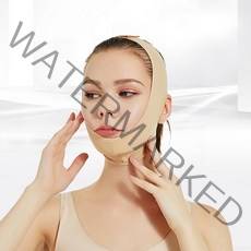 힐링스팟 브이라인 리프팅밴드 V라인 땡김이 마사지 얼굴 주름 코골이 방지 턱 땡기미 얼굴작아지는법, L