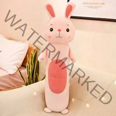 동물 바디필로우 인형 90~130cm 모찌인형 안고자는인형 롱쿠션 대형인형쿠션, 토끼