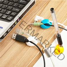 꼬임방지 2way USB 거치대 6p 세트, 혼합색상, 2세트