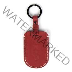 네임드컴퍼니 Origin 기아 신형 4버튼 가죽 스마트키 케이스 K02 K3쿠페, 레드와인