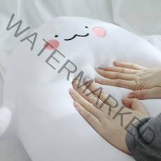 말랑 익명이 55cm 대형 인형 쿠션 [애착 낮잠 베개 안고자는 바디필로우 모찌 큰 침대 봉제 소품], 단품