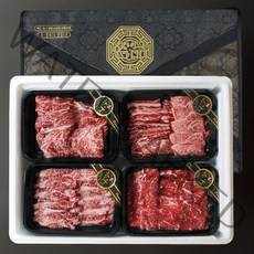 국내산 프리미엄 1+ 한우 선물세트 꽃등심/살치살/등심/안심/채끝/치마/부채 외 구이용 단체, 3.최상 1+등급 [900g] 구이세트 3호 (3구), 1세트