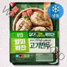 풀무원 얇은피 꽉찬속 고기만두 400g x 2p (냉동), 2개