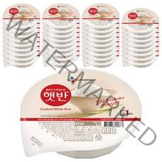 햇반 백미밥, 190g, 36개