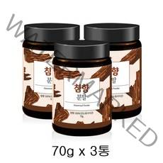 침향분말 가루 차 침향나무수지 100% 파우더 인도네시아 70g 3통, 3병