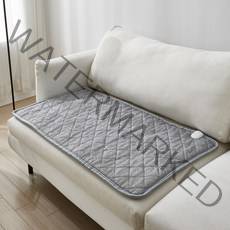 한일전기장판 탄소카본매트 2인 전기방석 진그레이 (50*90), 50*90