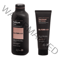 [닥터포헤어] 폴리젠 새치케어 블랙샴푸 대용량 500ml + 블랙 부스팅 트리트먼트 150ml 2종세트, 샴푸500ml+트리트먼트150ml