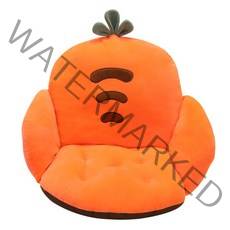 GUNU 캐릭터 등받이 허리쿠션 1p, 당근