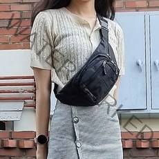 노마드카멜 캐주얼 캔버스 힙색 슬링백