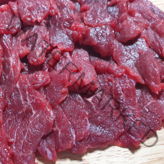 당일도축 마장동 육사시미 뭉티기 300g(채끝 쫄깃) 부위별로, 육사시미(쫄깃) 500g, 1개