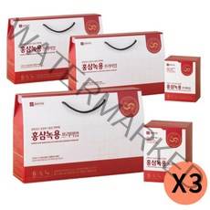 종근당건강 홍삼녹용 프리미엄 50ml 30포 X 3박스 (3개월분), 상세페이지 참조, 상세페이지 참조, 상세페이지 참조