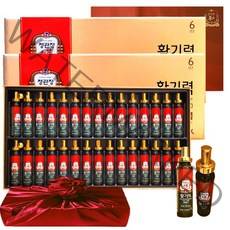 정관장 6년근 홍삼정 활기력 60세트(홍삼농축액 비타민함량) 1200ml+쇼핑백 골프 여행 추석 설 명절 선물세트(보자기포함)1개, 1세트, 1개