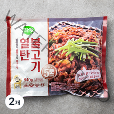 다향오리 불향가득 열탄불고기 매콤한맛, 540g, 2개