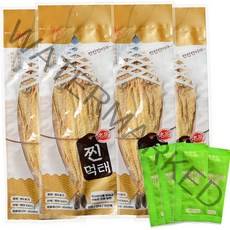 해맑은푸드 빠삭 찐먹태, 4개, 55g