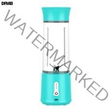 DFMEI 믹서기 휴대용 미니 믹싱컵 usb 쥬스컵 전동 믹싱컵 선물, 한 벌, 푸른 색