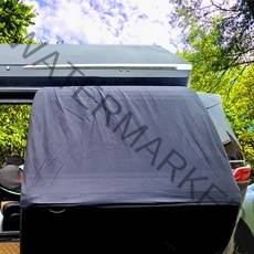 카니발 스타렉스 차박 모기장 창문 2p 썬루프 자석부착 햇빛 가리개 공기순환 자동차 캠핑 다마스 라보 등 00362, B4 슬라이딩도어 모기장-2p