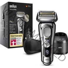 Braun 9 Pro 9466cc 프리미엄 면도기 남성용 4+1 쉐이빙 헤드 ProLift트리머 습식 건식 5in1 세척 스테이션
