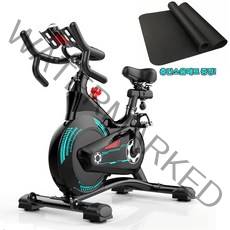 OMYGA 함께 스포츠 가정용 유산소 운동 헬스사이클 실내자전거 스피닝 스핀바이크, KR-S500B-DGDC, 혼합색상