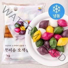 핫이슈 오색송편 (냉동) 1kg, 1개
