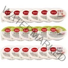 햇반 모음 3종 210g(햇반6 + 발아현미6 + 흑미6), 1세트