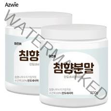 아즈위 침향 분말 100% 200g 계량스푼증정, 2통, 2개