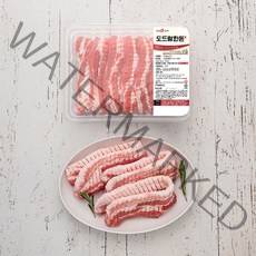 도드람한돈 1등급 칼집 삼겹살 구이용 (냉장), 1kg, 1개